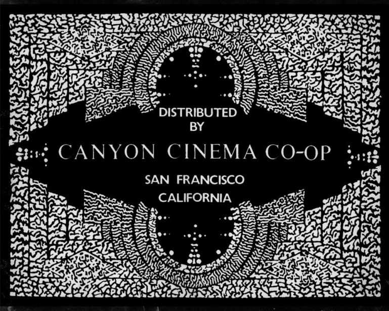 Alter Canyon Cinema Title designed by Bruce Conner ©Canyon Cinema Inc.